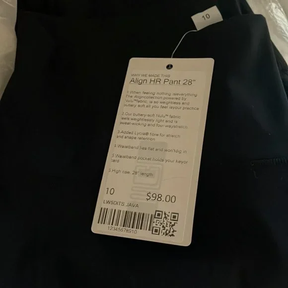 lululemon Align™ High-Rise Pant 28" Size 10 - Picture 2 of 4